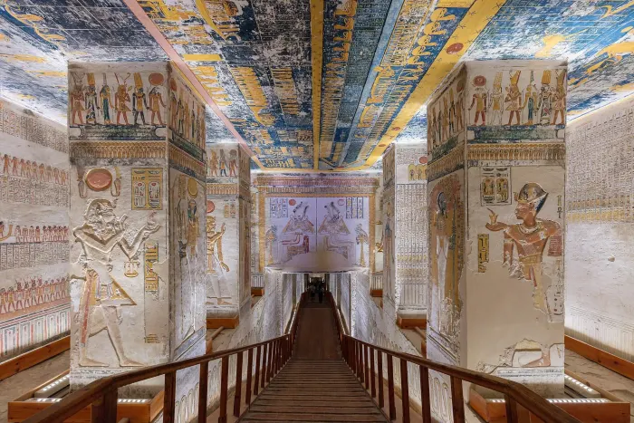 Tumba de Ramsés V y de Ramsés VI, Valle de las Reyes, Luxor, Egipto, 2022-04-03, DD 69