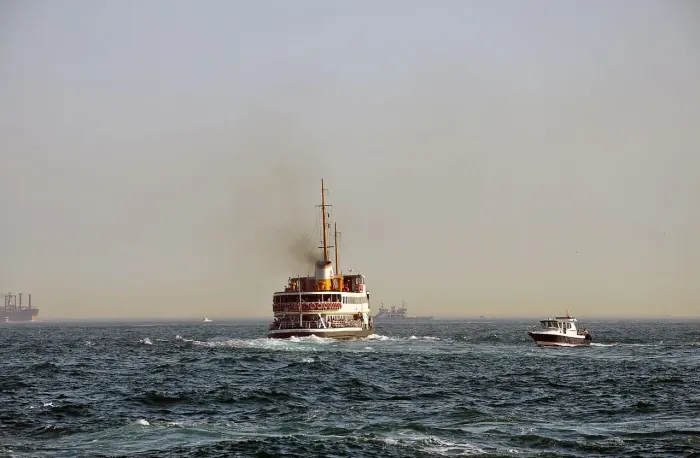 Sehit Ilker Karter ferry on the Bosphorus in Istanbul, Turkey 001
